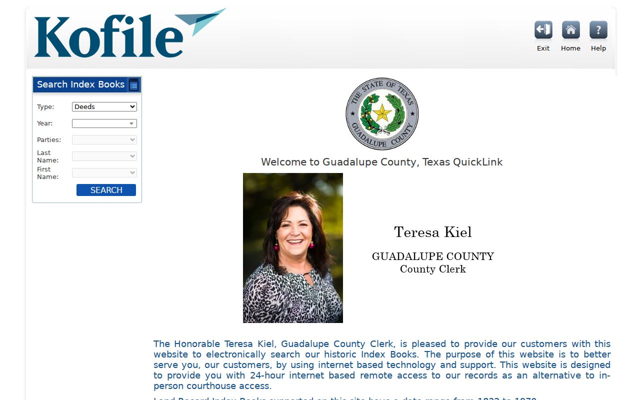 Cibolo residents directory historic Guadalupe County deed index